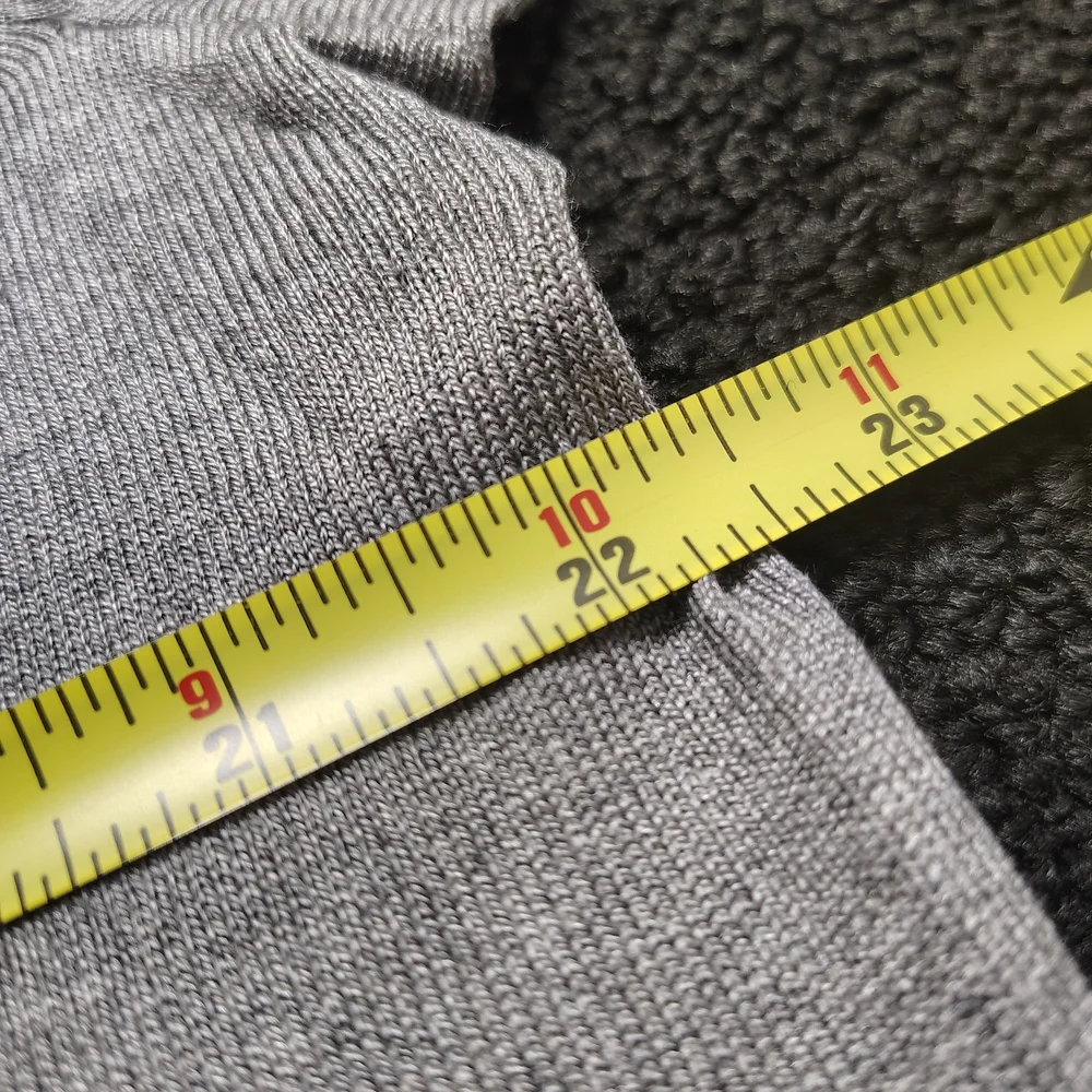 Banana Republic Gray Silk cotton cashmere Blend V Neck Sweater Men's Large